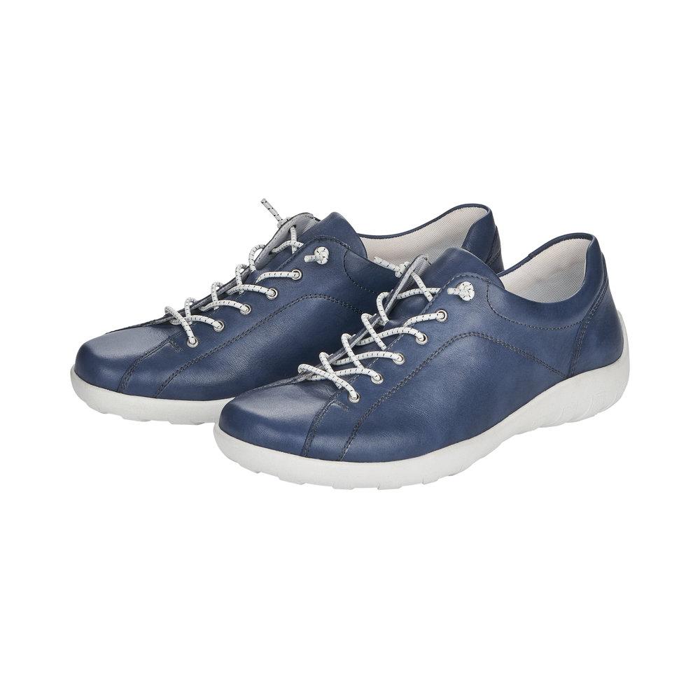 Rieker Remonte R3515-15 Ladies Liv Blue Lace Up Shoes