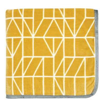 SCION Viso 140cm x 180cm Fleece Throw - Ochre
