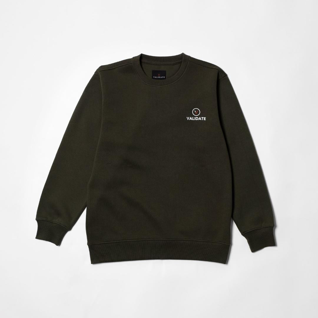 Validate Jamie Crew Neck Sweat Khaki