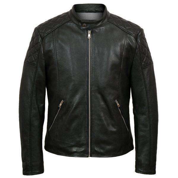 Hide Park Noah Men’s Black Leather Jacket