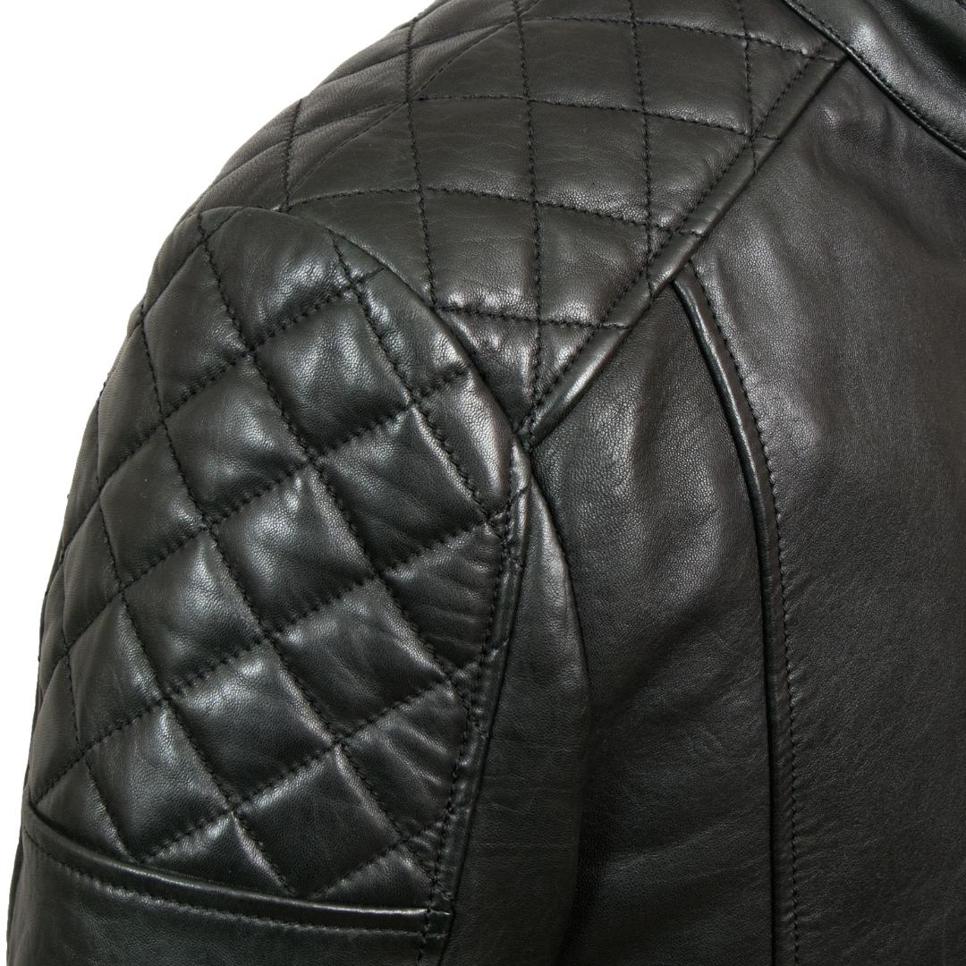 Hide Park Noah Men’s Black Leather Jacket