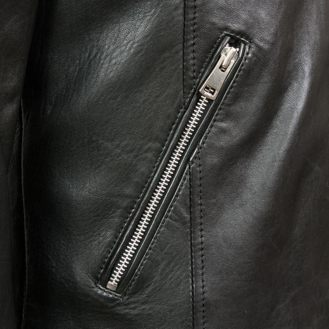 Hide Park Noah Men’s Black Leather Jacket