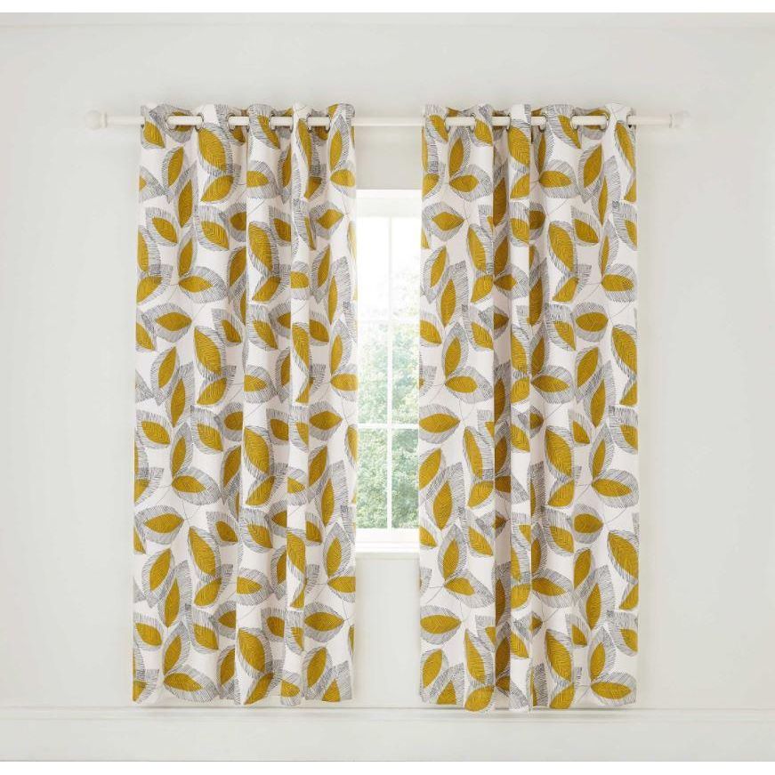 Helena Springfield Grove Lined Curtains 66X72 (168X183Cm) in Cinnamon