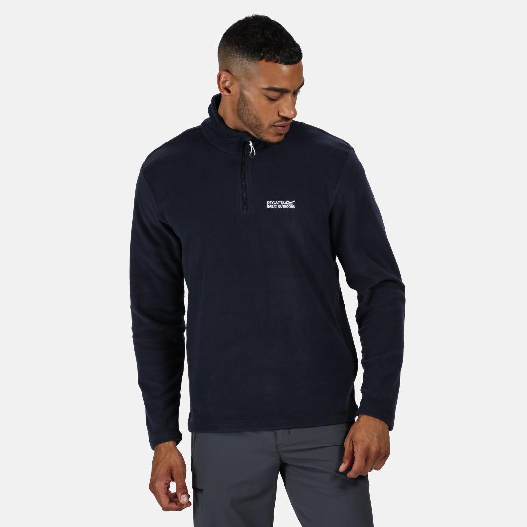 Regatta Men's Thompson Lightweight Half Zip Fleece Navy