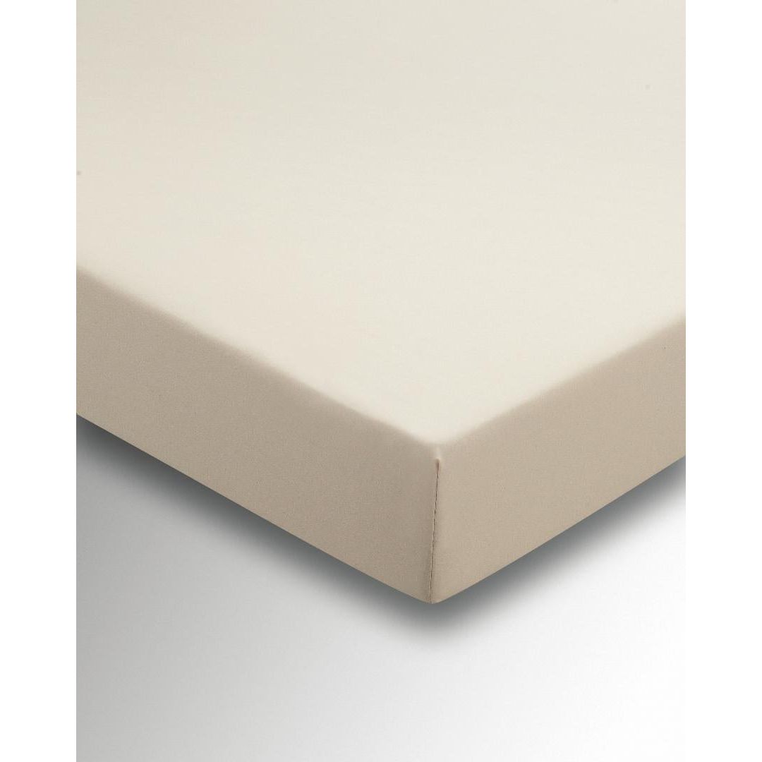 Helena Springfield 50/50 Plain Dye Polycotton Fitted Sheets - Linen