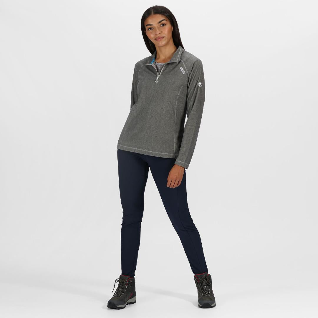 Regatta Women's Montes Lightweight Half-Zip Fleece - Dark/Light Steel