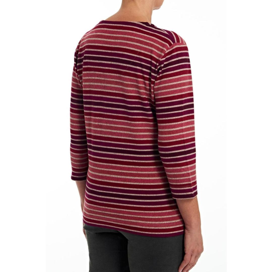 PENNY PLAIN Berry Striped Top - 10/12