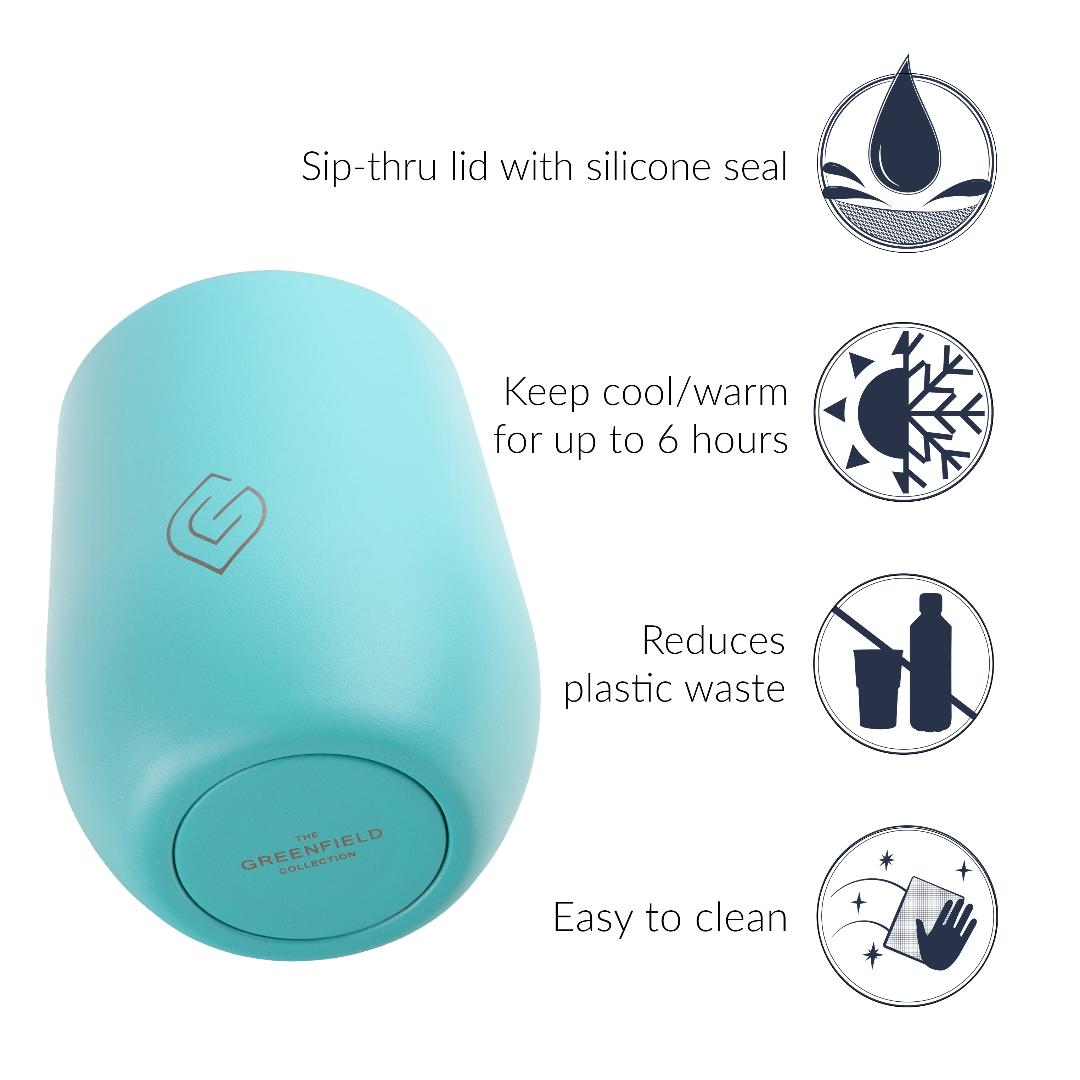 Greenfield Collection Coast Insulated Tumbler - Aqua