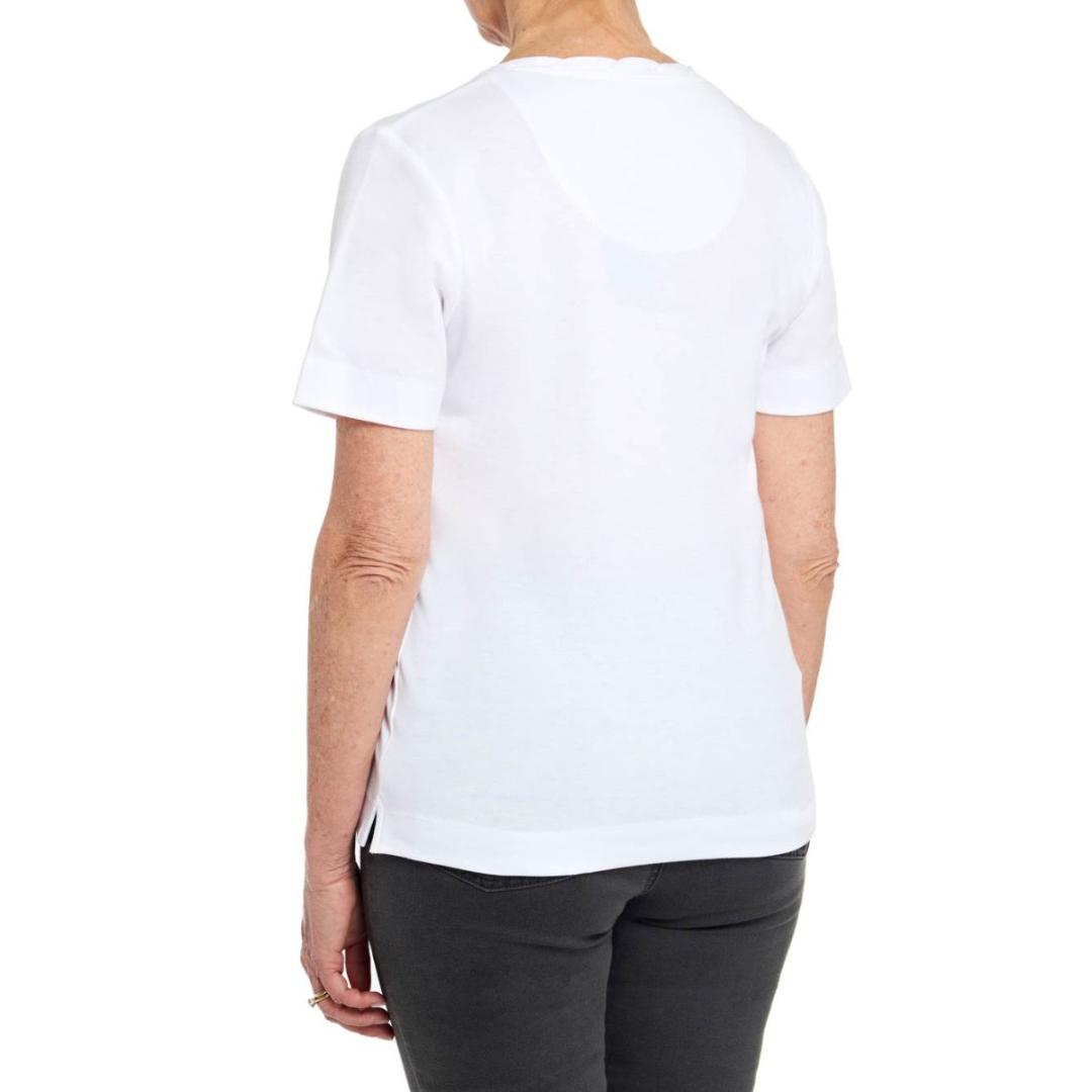 TIGI White Twist Neck Butterfly Top - White