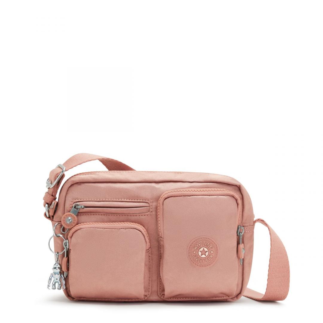 Kipling Albena Small Crossbody Bag - Dynamic Twill Warm Rose