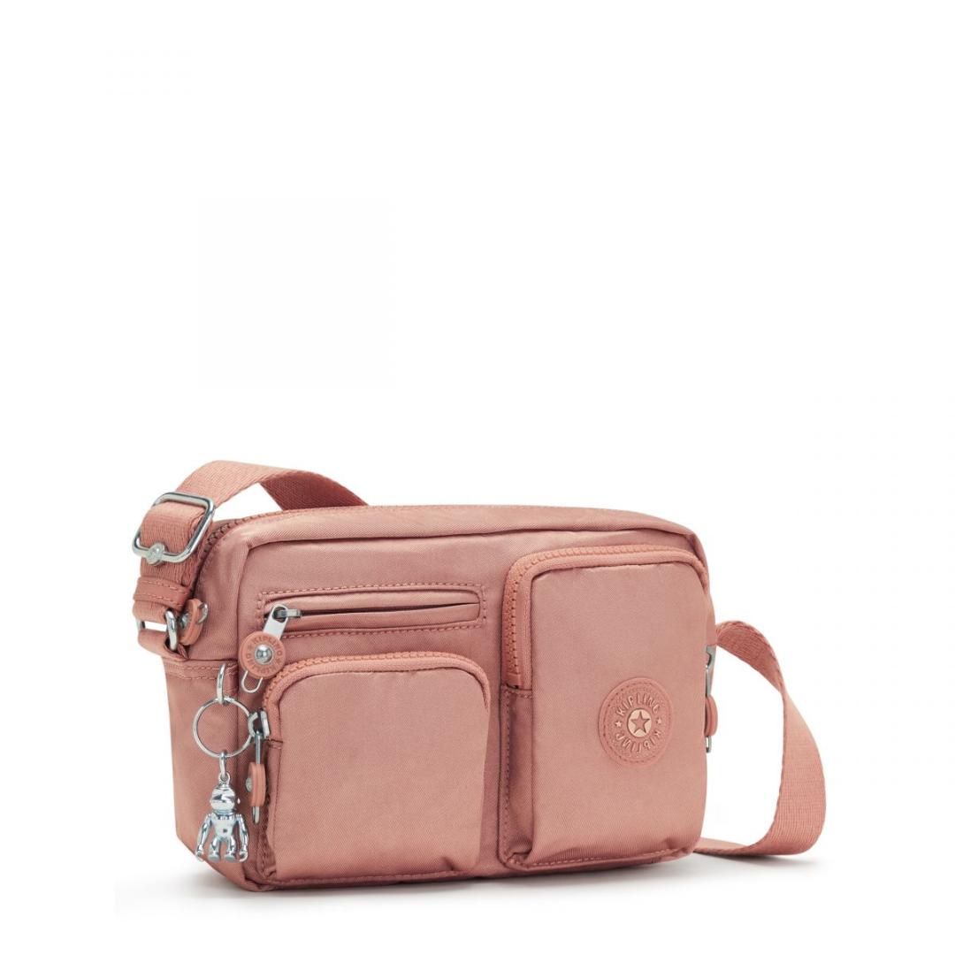 Kipling Albena Small Crossbody Bag - Dynamic Twill Warm Rose