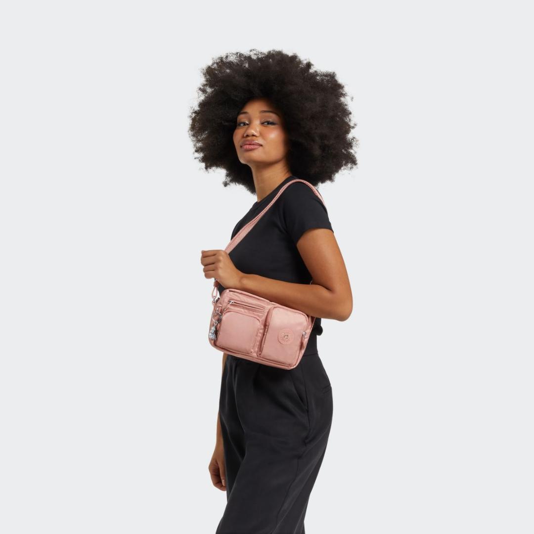 Kipling Albena Small Crossbody Bag - Dynamic Twill Warm Rose
