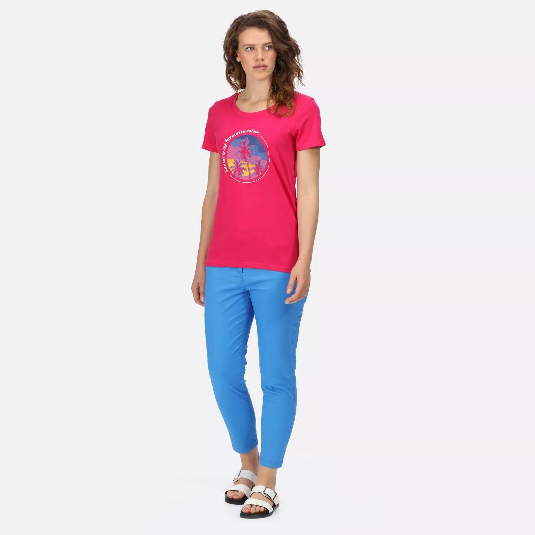 Regatta Women's Filandra VI Print T-Shirt - Pink Fusion