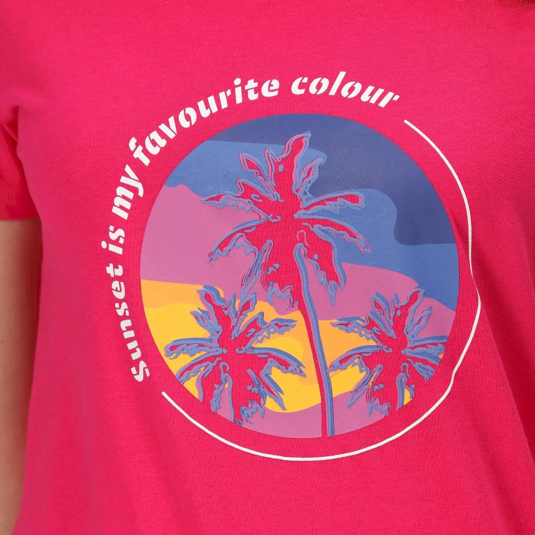 Regatta Women's Filandra VI Print T-Shirt - Pink Fusion