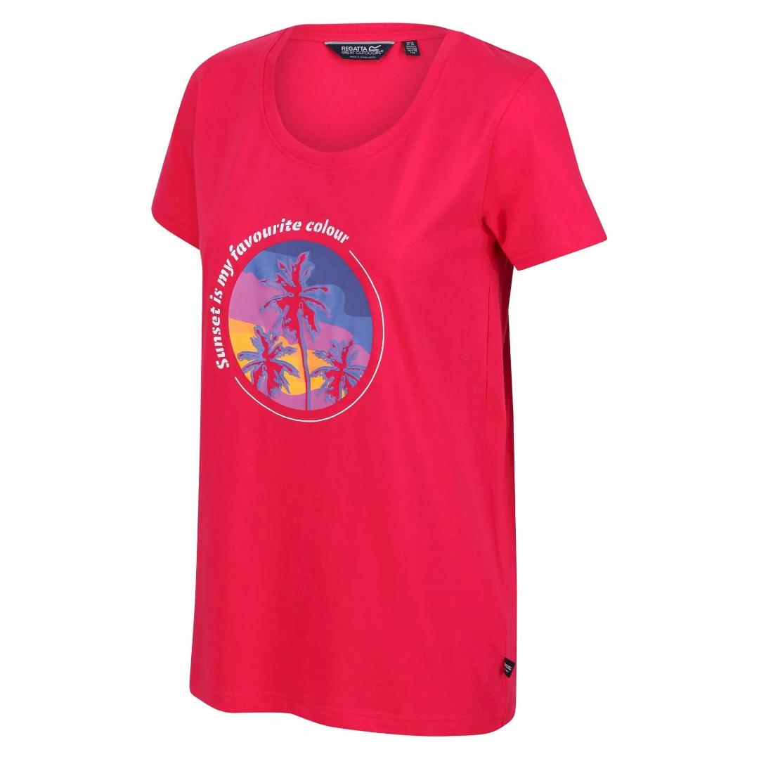 Regatta Women's Filandra VI Print T-Shirt - Pink Fusion