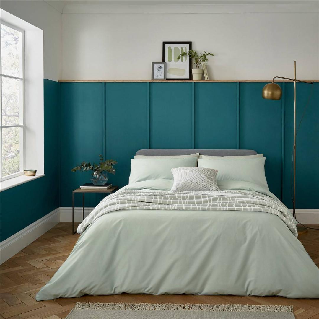 Helena Springfield Aster Duvet Cover Set - Soft Green