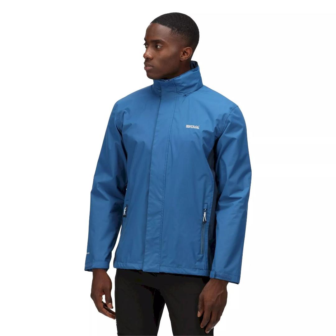 Regatta Men's Matt Waterproof Jacket - Dynasty Blue Moonlight Denim