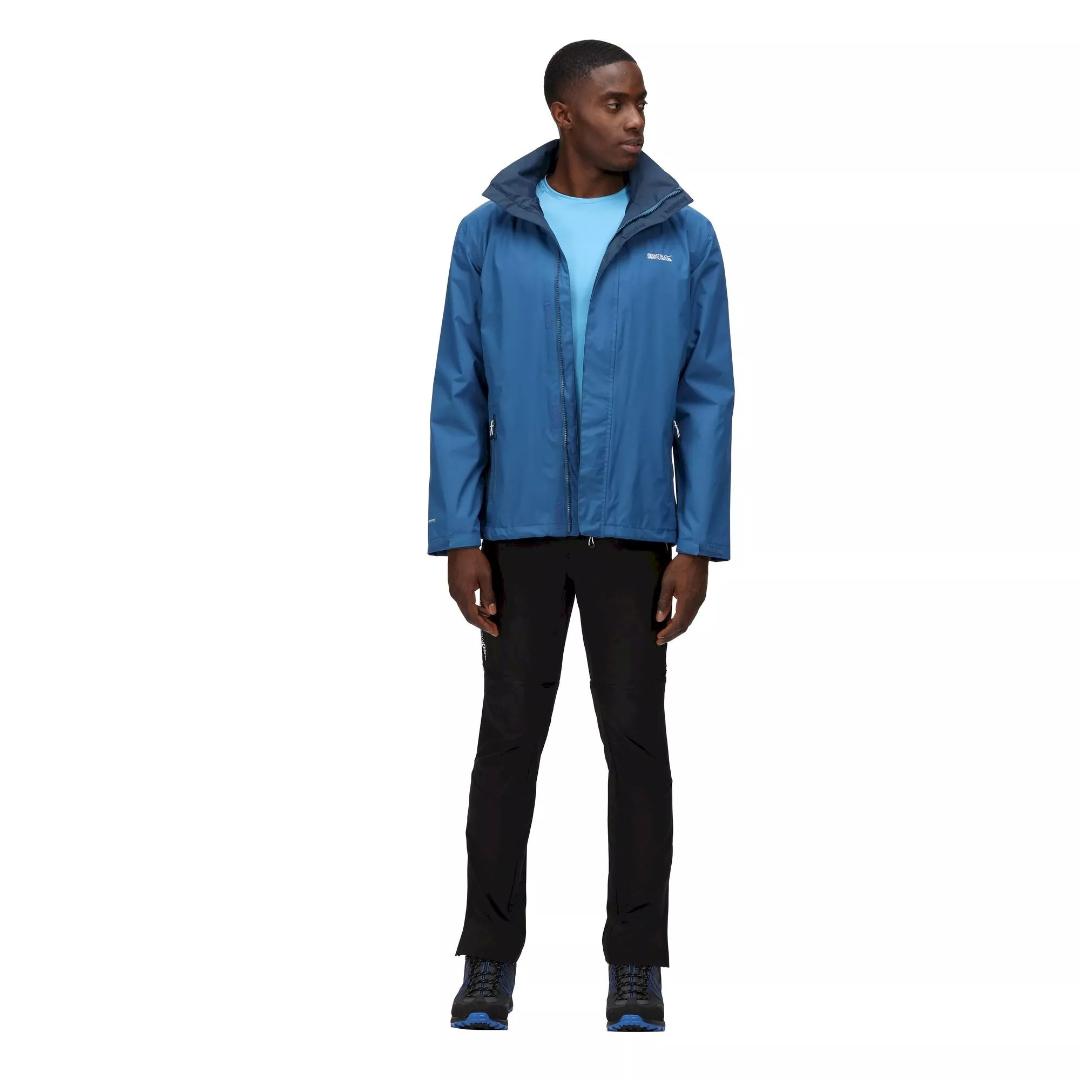 Regatta Men's Matt Waterproof Jacket - Dynasty Blue Moonlight Denim