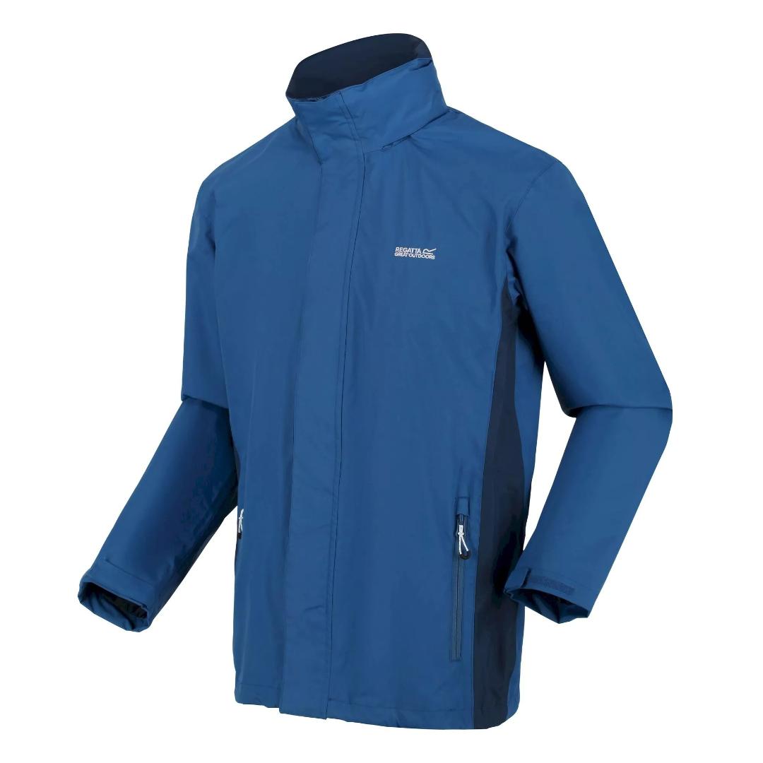 Regatta Men's Matt Waterproof Jacket - Dynasty Blue Moonlight Denim