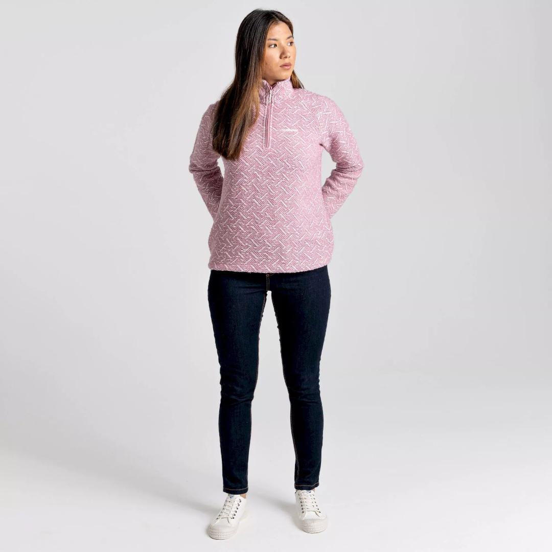 Craghoppers Women's Talladale Half Zip Fleece Jacket - Heather