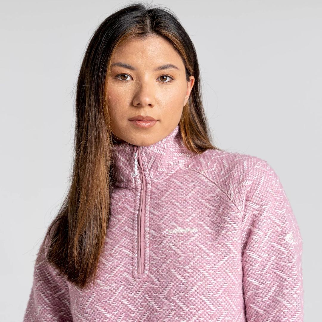Craghoppers Women's Talladale Half Zip Fleece Jacket - Heather
