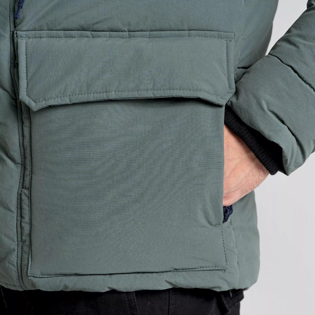 Craghoppers Men's Dunbeath Insulated Hooded Jacket - Balsam Green