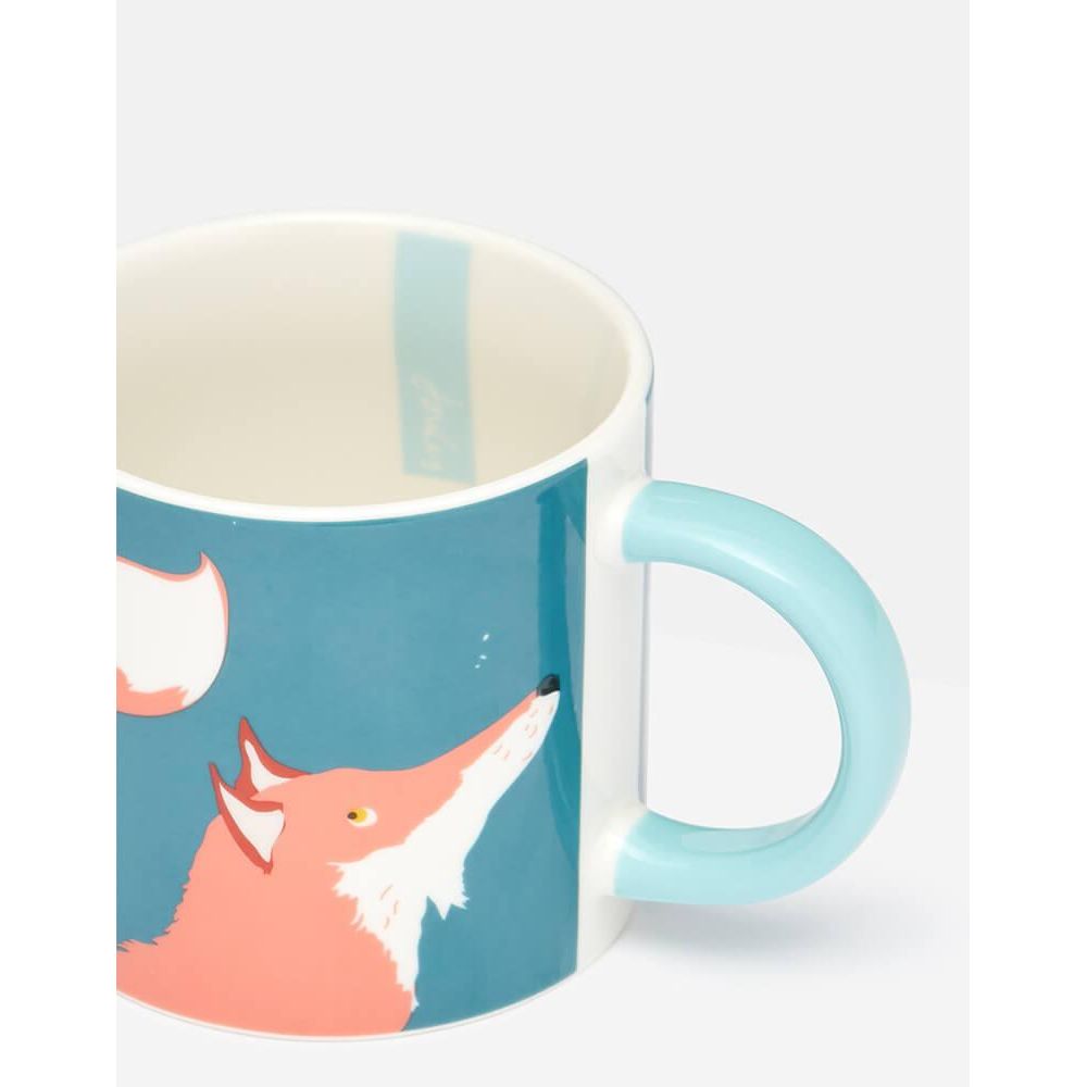 Joules Teal Fox Mug