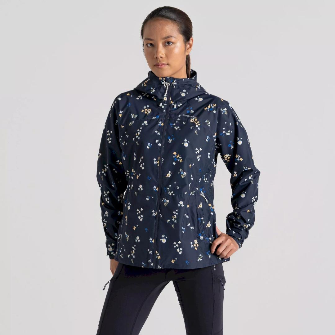 Craghoppers Women's Sariah Waterproof Jacket - Blue Navy Print