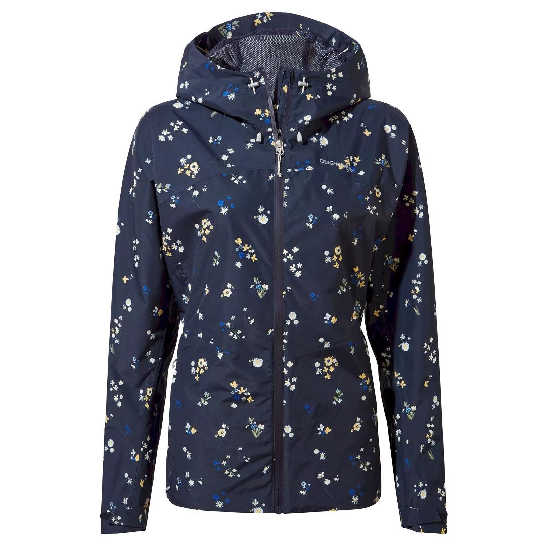 Craghoppers Women's Sariah Waterproof Jacket - Blue Navy Print