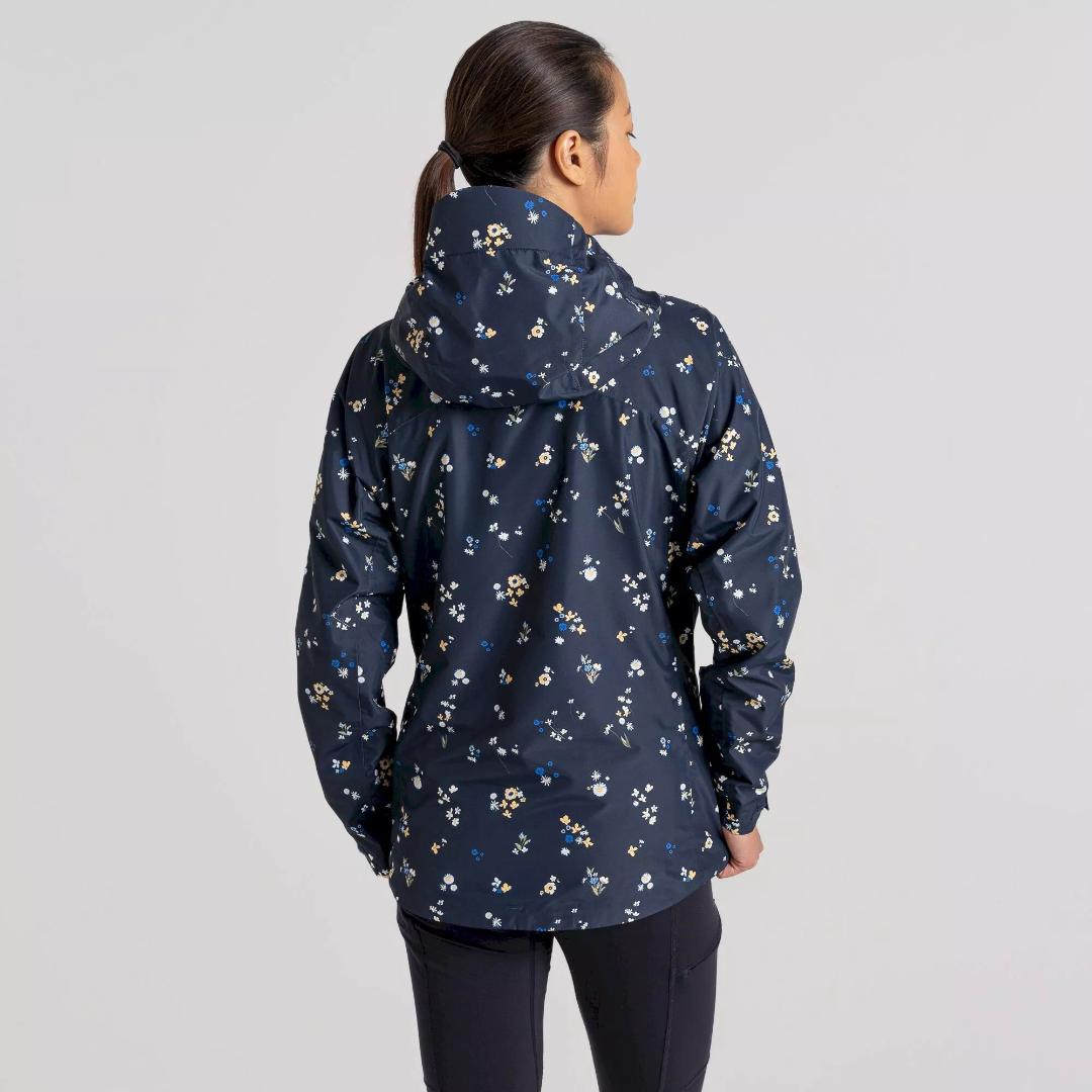Craghoppers Women's Sariah Waterproof Jacket - Blue Navy Print