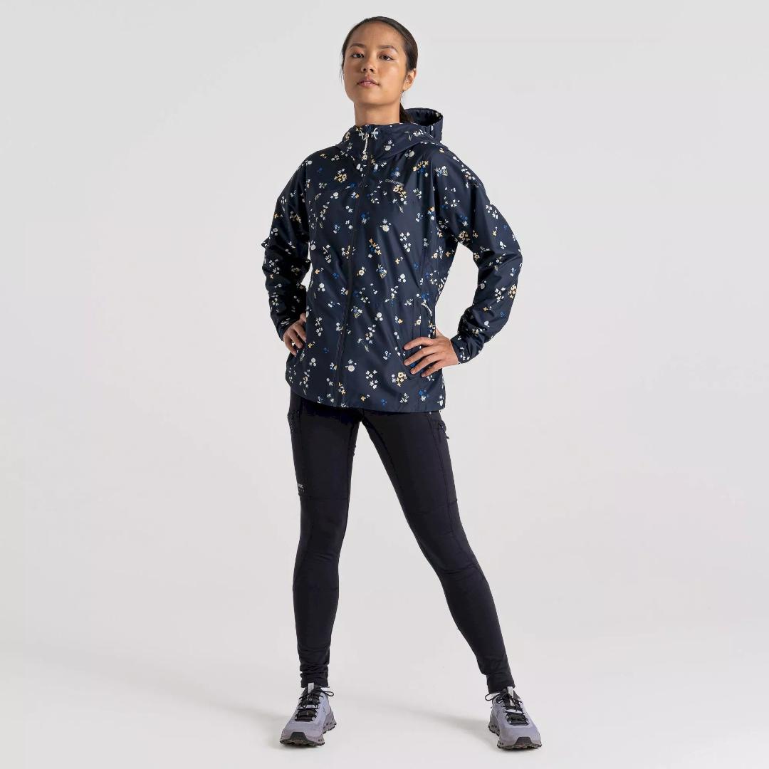 Craghoppers Women's Sariah Waterproof Jacket - Blue Navy Print