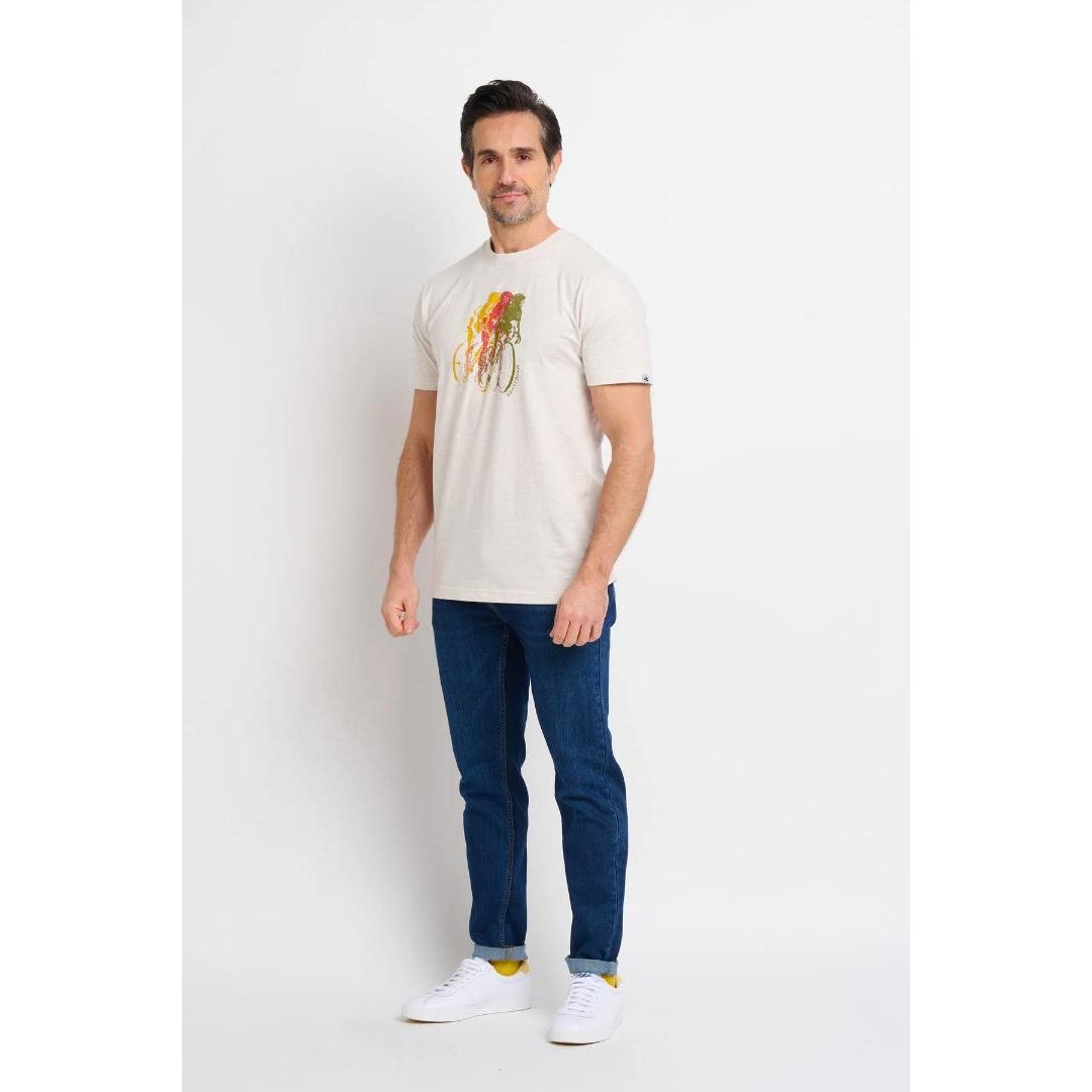 Brakeburn Cyclist Tee - Off White