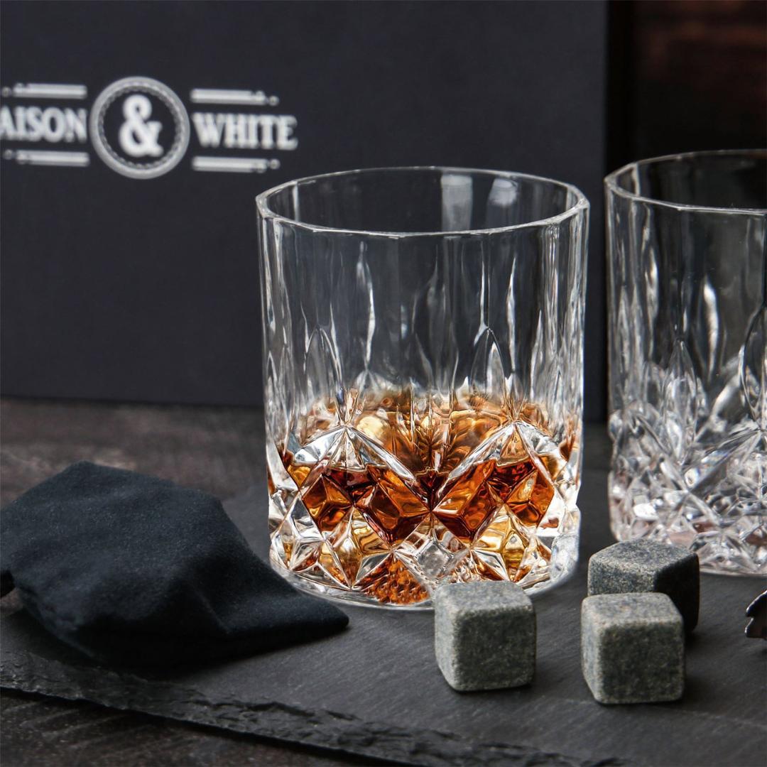 Maison & White Whiskey Glass Gift Set