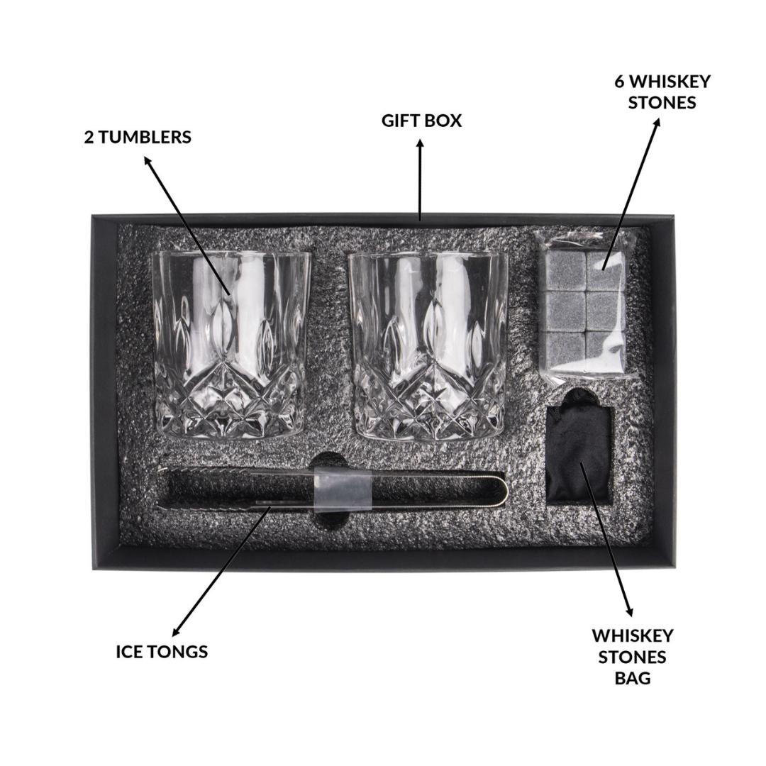 Maison & White Whiskey Glass Gift Set