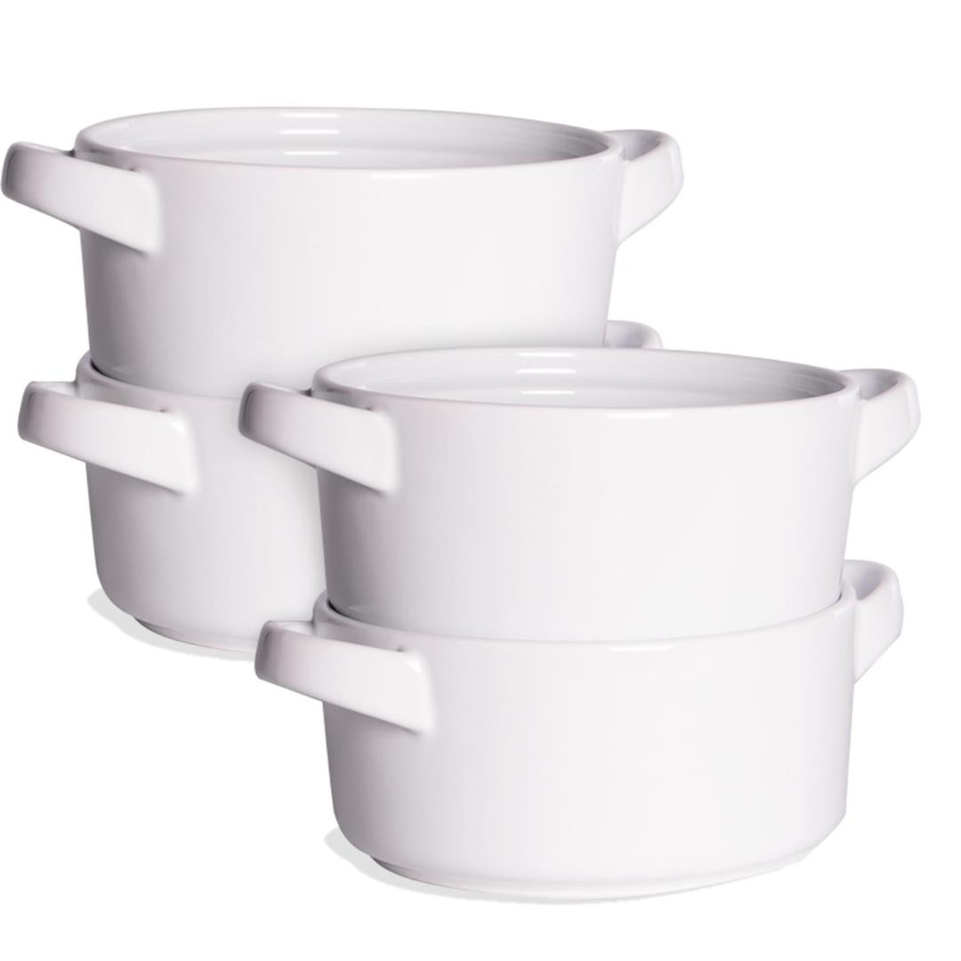 Maison & White Soup Bowls with Handles - Set of 4