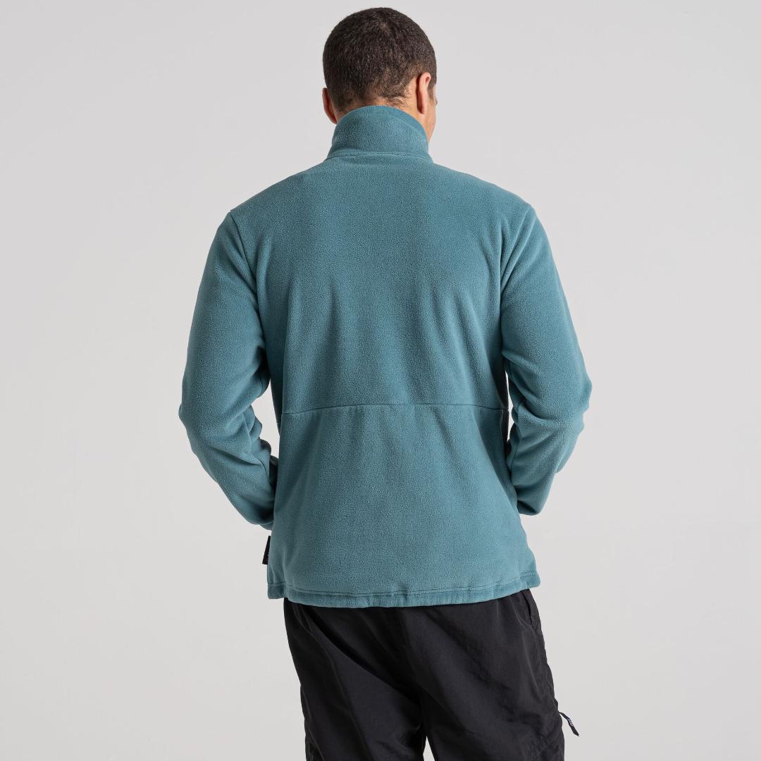 Craghoppers Men's Polartec Argo Half Zip Fleece - Washed Teal/Blue Navy