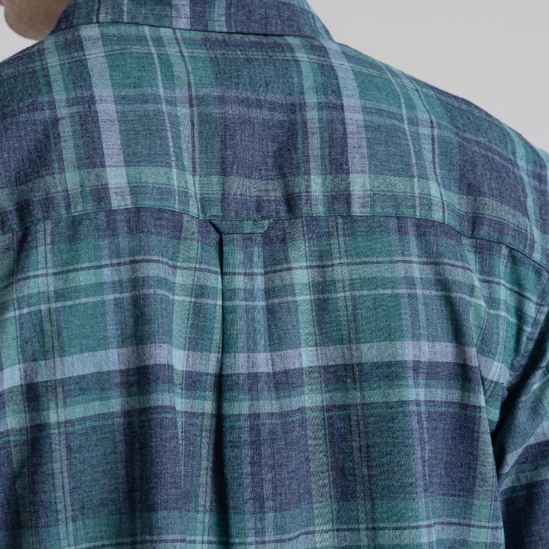 Craghoppers Men's Hila Short Sleeved Shirt - Stormy Sky Check