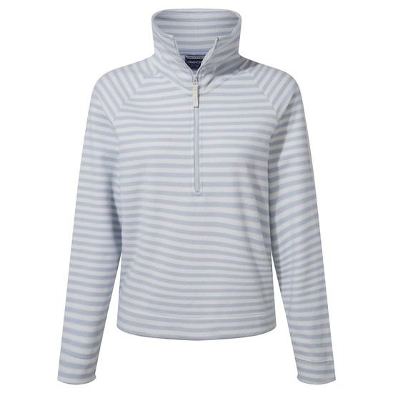 Craghoppers Women's Melina Half Zip Fleece - Autumn Mist Stripe