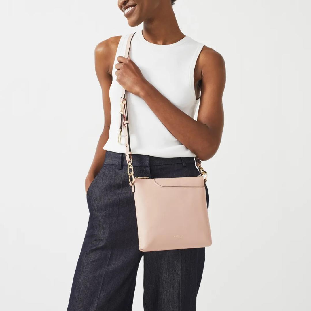Radley Pockets 2.0 Small Ziptop Crossbody Bag - Prairie Pink