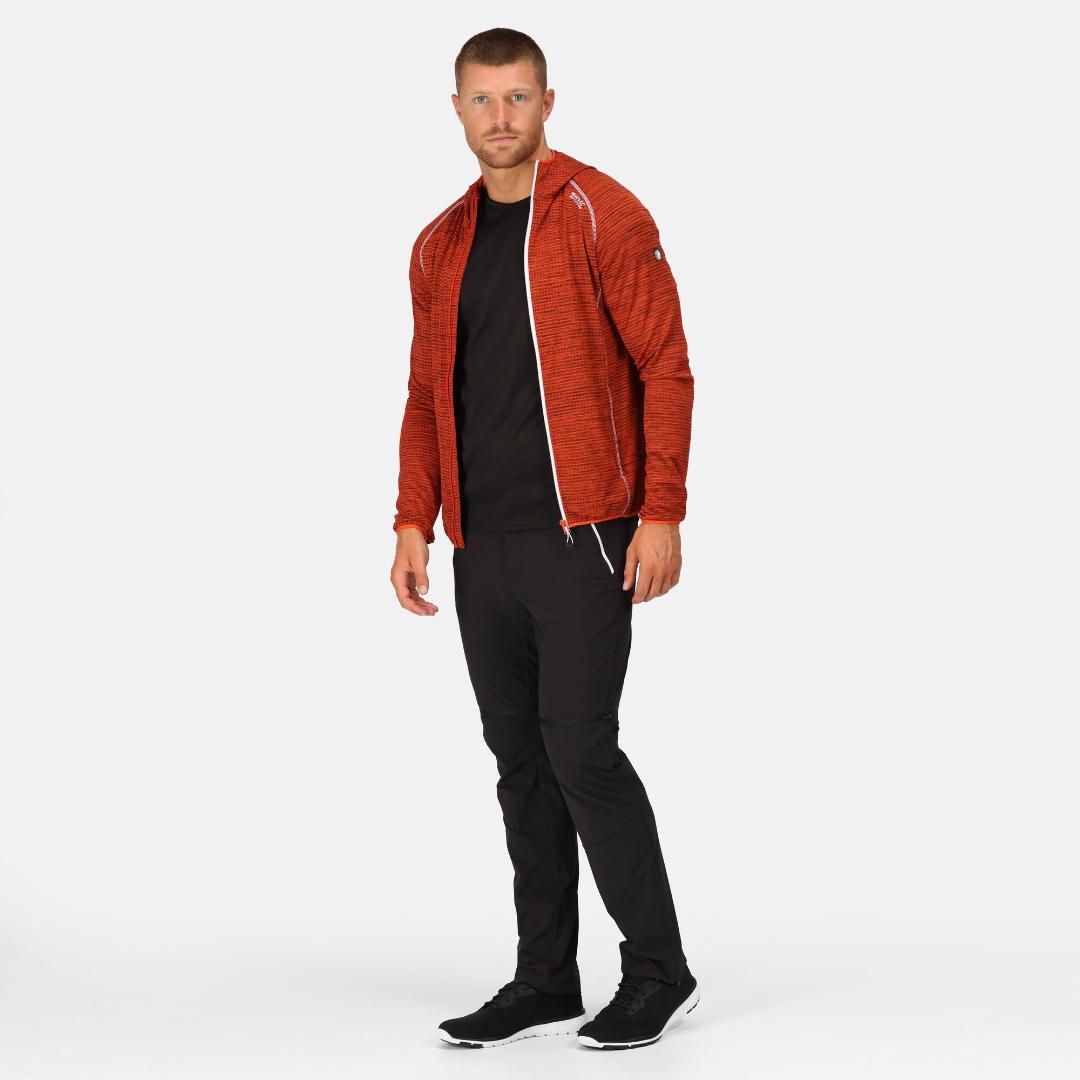 Regatta Men's Yonder Full Zip Hoody - Rusty Orange