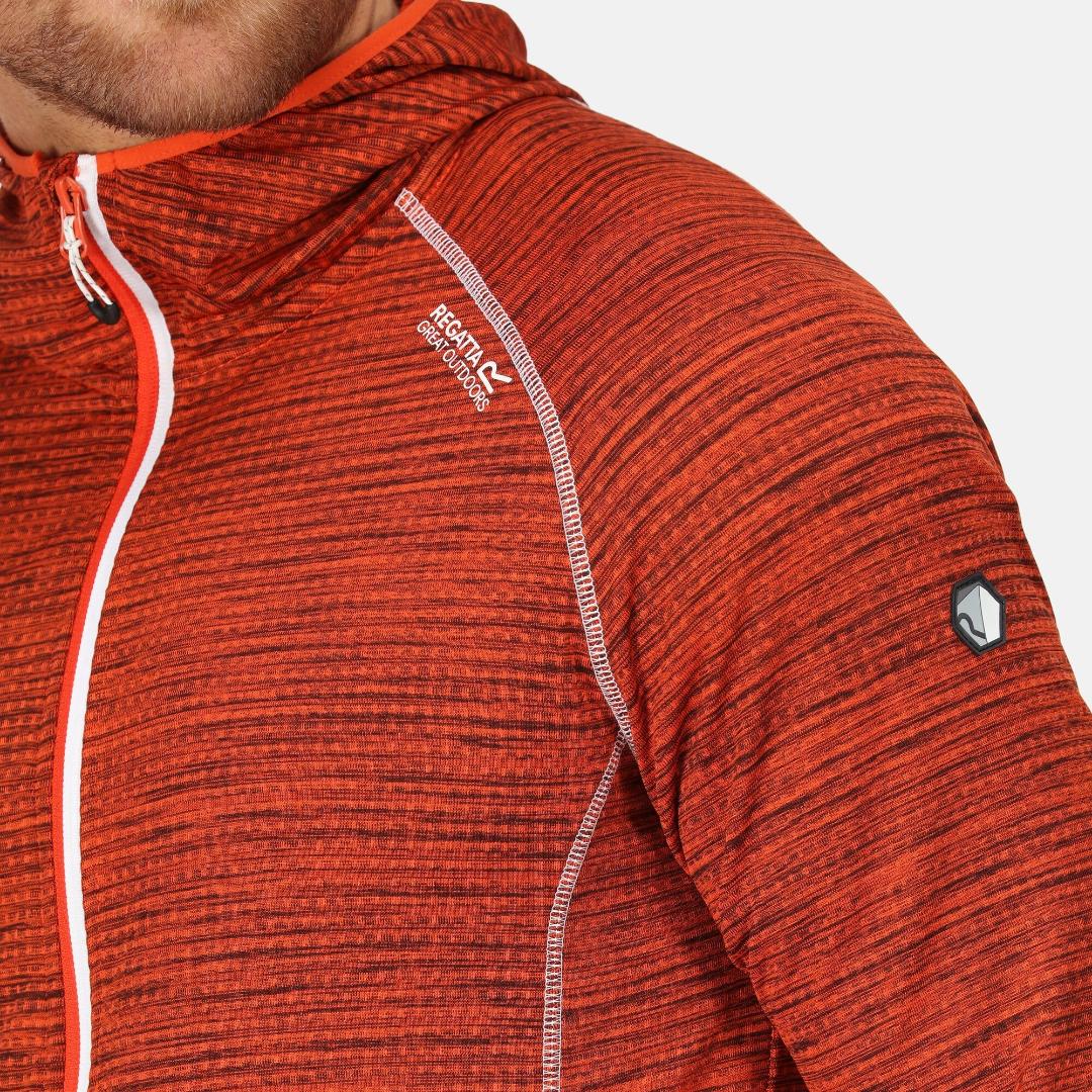 Regatta Men's Yonder Full Zip Hoody - Rusty Orange