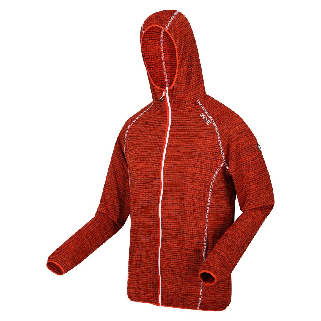 Regatta Men's Yonder Full Zip Hoody - Rusty Orange