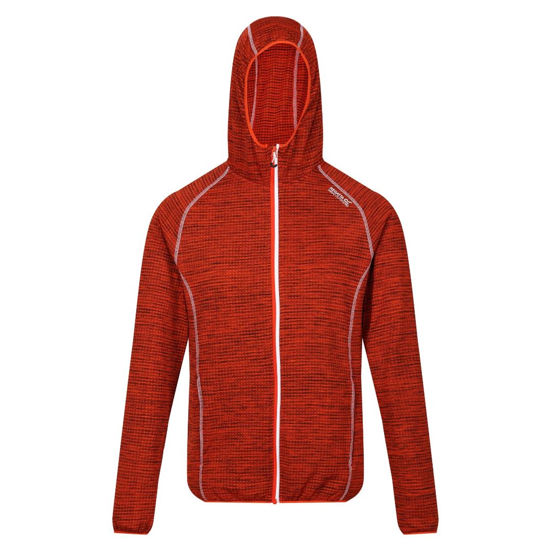 Regatta Men's Yonder Full Zip Hoody - Rusty Orange