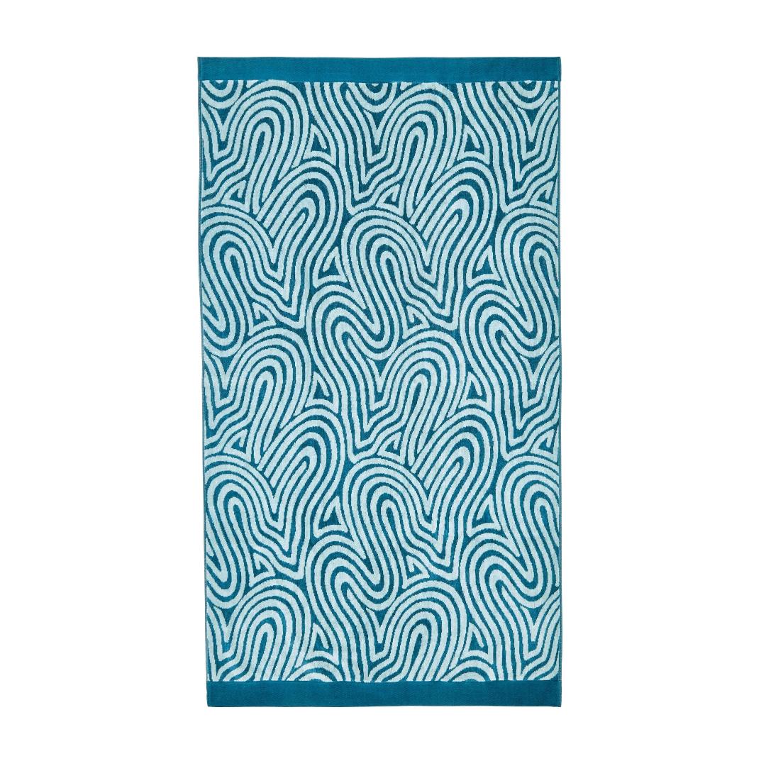 Nalu Nicole Scherzinger Makai Towels - Duck Egg & Teal