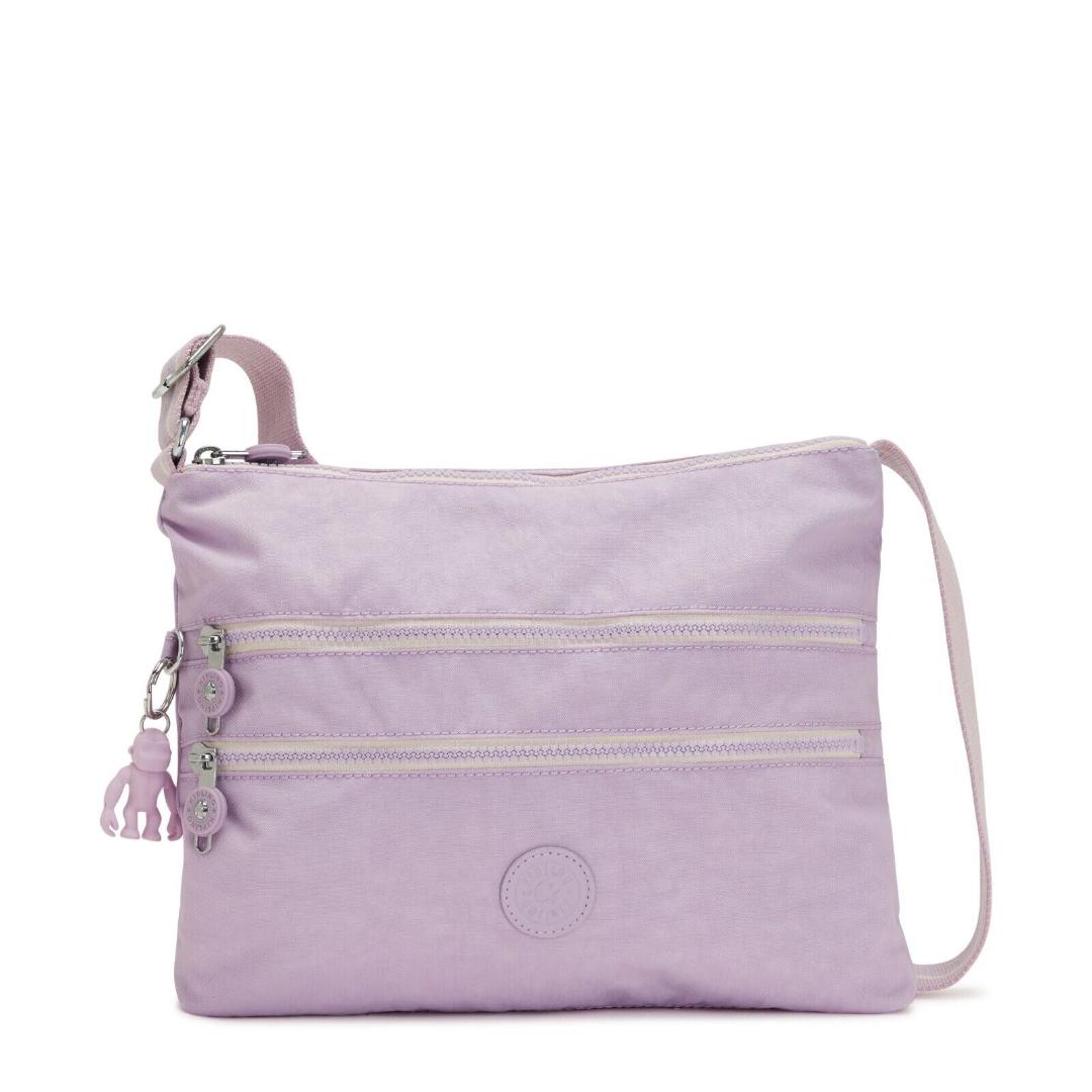 Kipling Alvar Medium Crossbody Shoulder Bag - Gentle Lilac