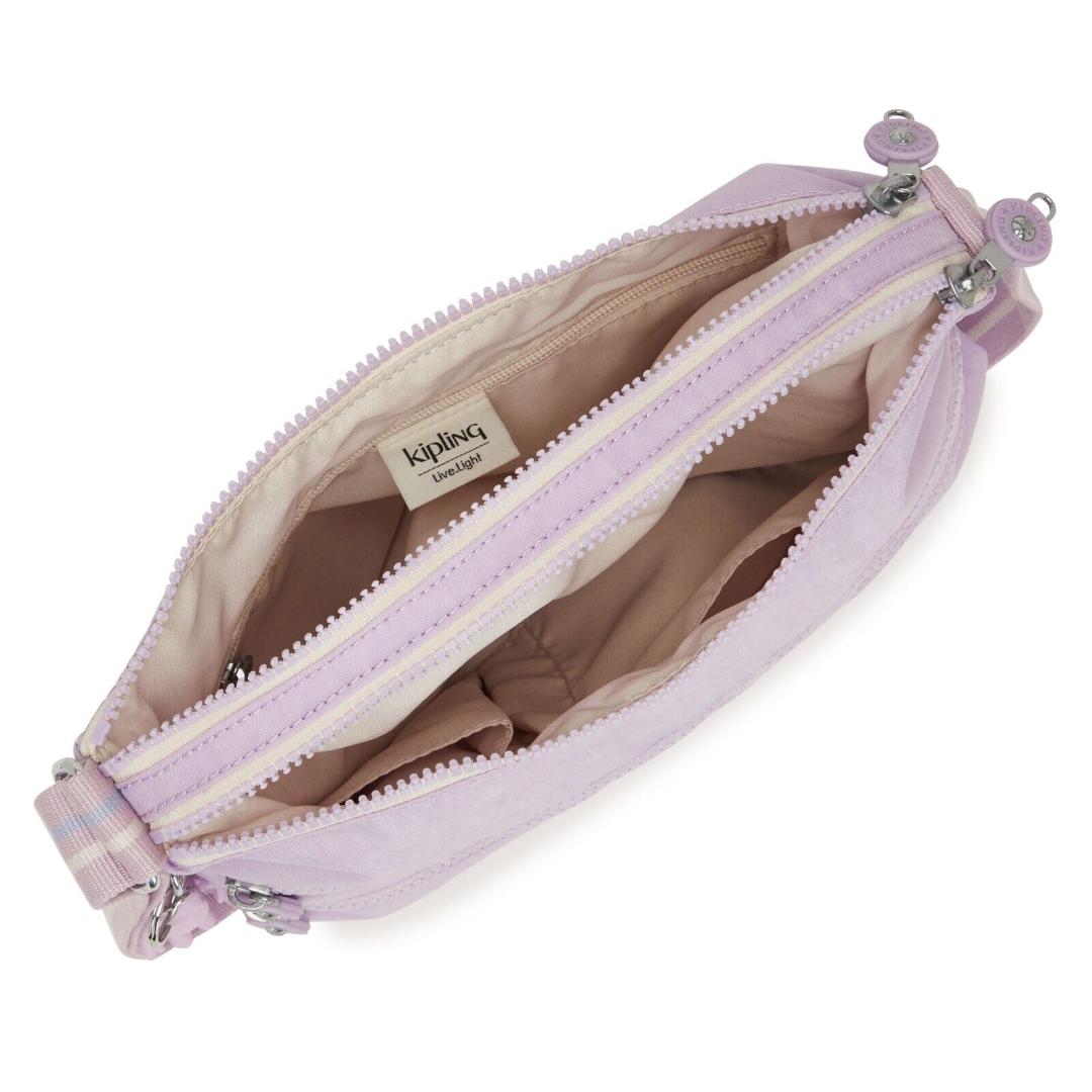 Kipling Alvar Medium Crossbody Shoulder Bag - Gentle Lilac