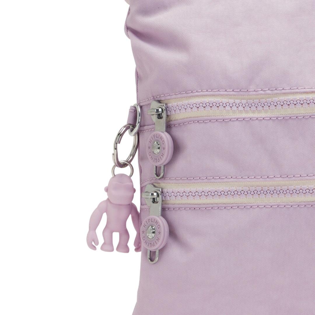 Kipling Alvar Medium Crossbody Shoulder Bag - Gentle Lilac