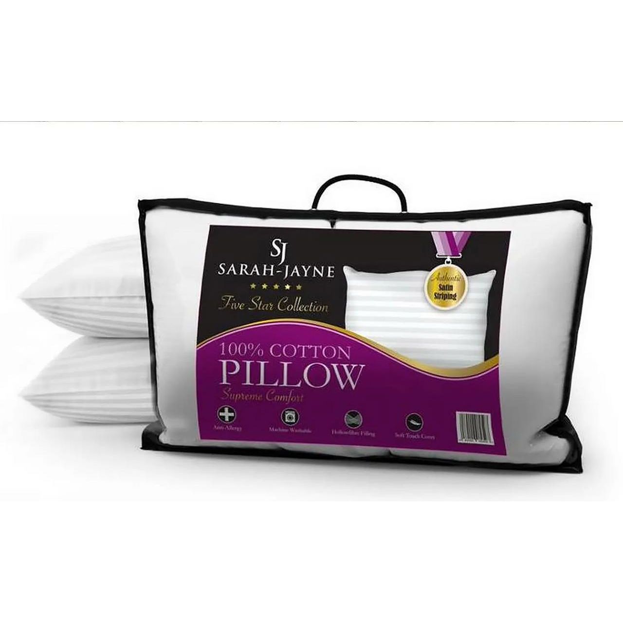 Satin Stripe Pillows - Pack of 2