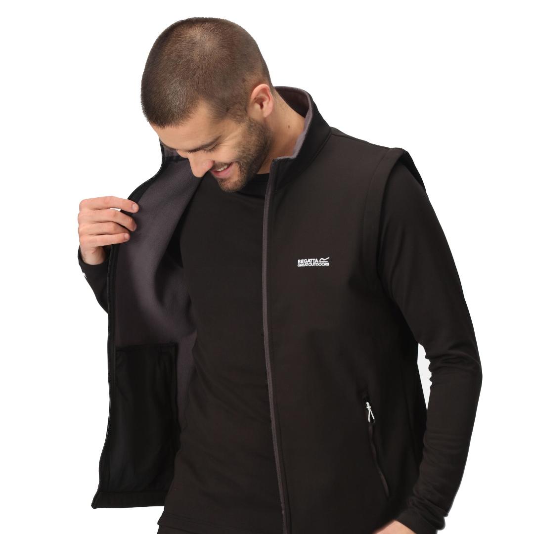 Regatta Men's Bradwell III Softshell Gilet - Black
