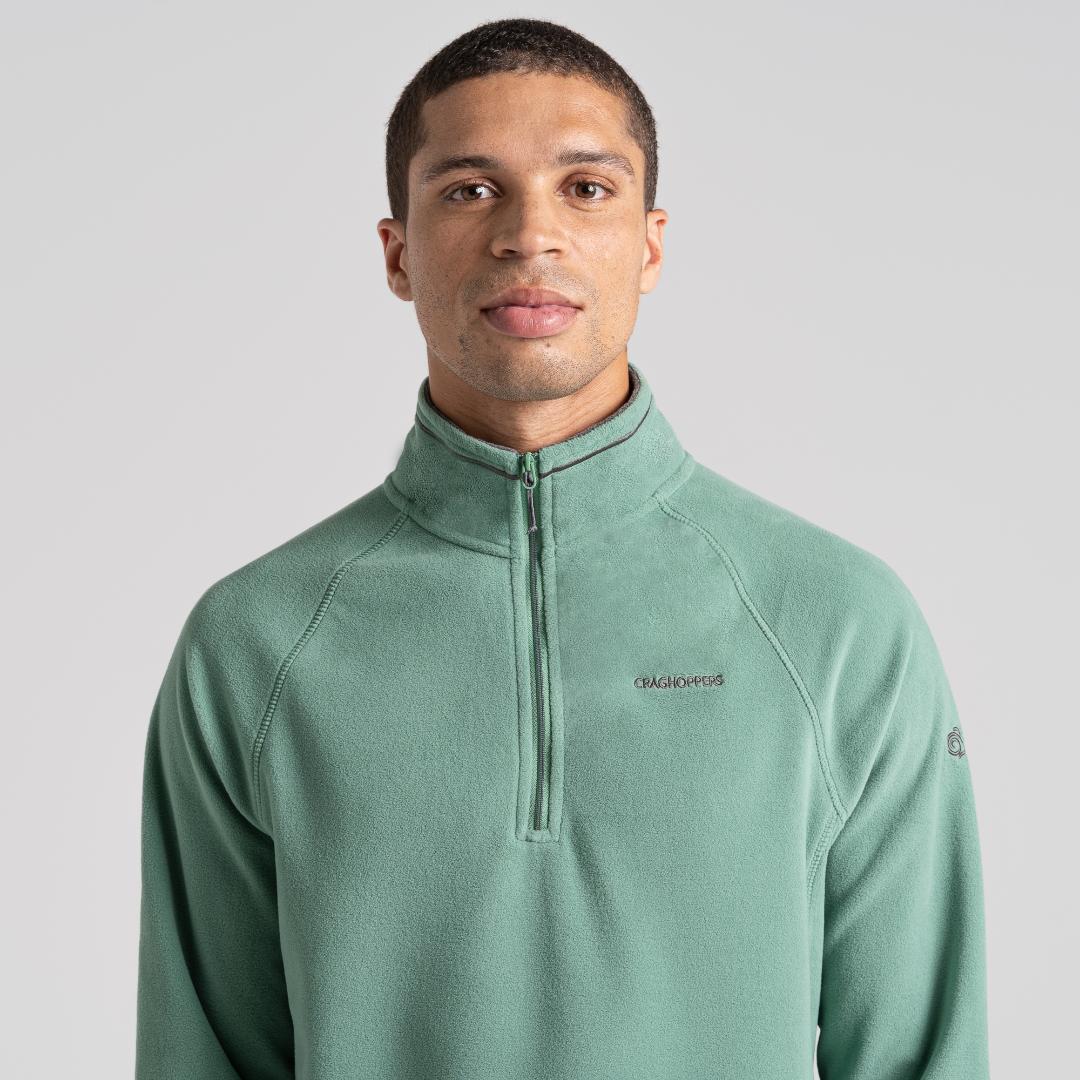 Craghoppers Men's Corey Half Zip Fleece - Sea Green